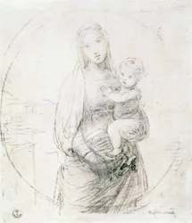 Studie einer Madonna und eines Kindes